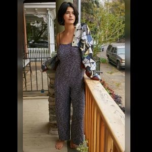 uo raelynn ribbed lounge overall